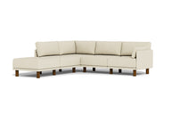 Load image into Gallery viewer, Luna - Sectional - Sunset Beige - Low Arms - Tall Legs