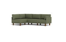 Load image into Gallery viewer, Luna - Sectional - Moss Green - Low Arms - Tall Legs