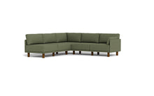 Load image into Gallery viewer, Luna - Sectional - Moss Green - Low Arms - Tall Legs