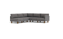 Load image into Gallery viewer, Luna - Sectional - Storm Grey - Low Arms - Tall Legs