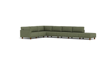 Load image into Gallery viewer, Luna - Sectional - Moss Green - Low Arms - Low Legs