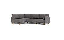 Load image into Gallery viewer, Luna - Sectional - Storm Grey - Low Arms - Low Legs