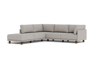 Load image into Gallery viewer, Luna - Sectional - Dream Grey - High Arms - Low Legs