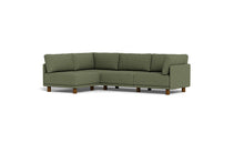 Load image into Gallery viewer, Luna - Sectional - Moss Green - Low Arms - Low Legs