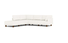 Load image into Gallery viewer, Luna - Sectional - Snowdrift - High Arms - Low Legs