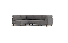 Load image into Gallery viewer, Luna - Sectional - Storm Grey - High Arms - Low Legs