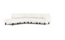 Load image into Gallery viewer, Luna - Sectional - Snowdrift - High Arms - Tall Legs