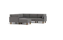 Load image into Gallery viewer, Luna - Sectional - Storm Grey - High Arms - Tall Legs
