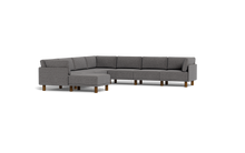 Load image into Gallery viewer, Luna - Sectional - Storm Grey - High Arms - Tall Legs
