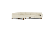 Load image into Gallery viewer, Luna - Sectional - Sunset Beige - High Arms - Tall Legs