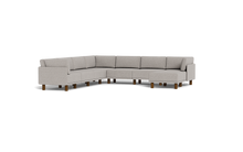 Load image into Gallery viewer, Luna - Sectional - Dream Grey - High Arms - Tall Legs