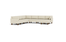 Load image into Gallery viewer, Luna - Sectional - Sunset Beige - High Arms - Tall Legs
