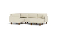 Load image into Gallery viewer, Luna - Sectional - Sunset Beige - High Arms - Tall Legs
