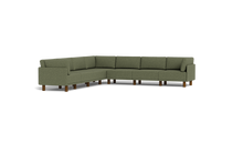 Load image into Gallery viewer, Luna - Sectional - Moss Green - High Arms - Tall Legs