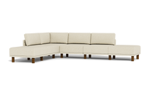 Load image into Gallery viewer, Luna - Sectional - Sunset Beige - High Arms - Tall Legs