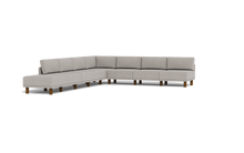 Load image into Gallery viewer, Luna - Sectional - Dream Grey - High Arms - Tall Legs