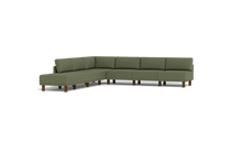 Load image into Gallery viewer, Luna - Sectional - Moss Green - High Arms - Tall Legs