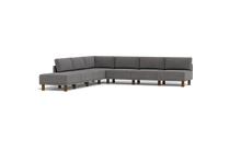 Load image into Gallery viewer, Luna - Sectional - Storm Grey - High Arms - Tall Legs