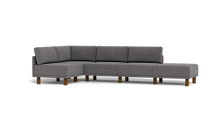 Load image into Gallery viewer, Luna - Sectional - Storm Grey - High Arms - Tall Legs