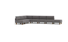 Load image into Gallery viewer, Luna - Sectional - Storm Grey - High Arms - Tall Legs
