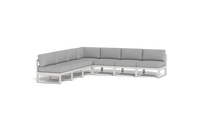 Load image into Gallery viewer, Mistral - Sectional - Sandstone - Block - Silver Shade