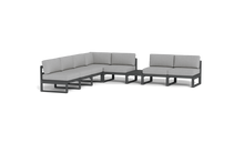 Load image into Gallery viewer, Mistral - Sectional - Pebble - Block - Silver Shade