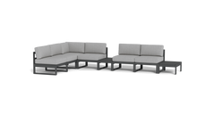 Load image into Gallery viewer, Mistral - Sectional - Pebble - Block - Silver Shade