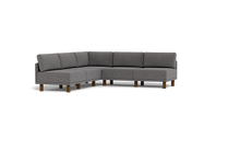 Load image into Gallery viewer, Luna - Sectional - Storm Grey - High Arms - Tall Legs