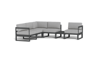 Load image into Gallery viewer, Mistral - Sectional - Pebble - Block - Silver Shade