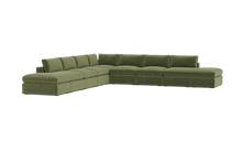 Load image into Gallery viewer, Ciello XL - Sectional - Cypress Green - Regular Arms