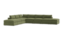 Load image into Gallery viewer, Ciello XL - Sectional - Cypress Green - Regular Arms