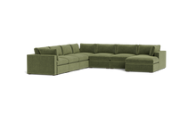 Load image into Gallery viewer, Ciello XL - Sectional - Cypress Green - Regular Arms