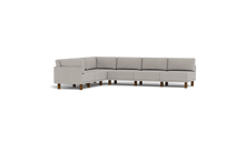 Load image into Gallery viewer, Luna - Sectional - Dream Grey - High Arms - Tall Legs