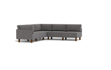 Load image into Gallery viewer, Luna - Sectional - Storm Grey - High Arms - Tall Legs