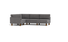 Load image into Gallery viewer, Luna - Sectional - Storm Grey - High Arms - Tall Legs