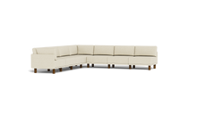 Load image into Gallery viewer, Luna - Sectional - Sunset Beige - High Arms - Tall Legs