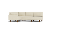 Load image into Gallery viewer, Luna - Sectional - Sunset Beige - High Arms - Tall Legs