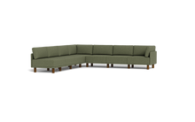 Load image into Gallery viewer, Luna - Sectional - Moss Green - High Arms - Tall Legs