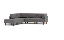 Load image into Gallery viewer, Luna - Sectional - Storm Grey - High Arms - Tall Legs