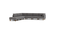 Load image into Gallery viewer, Luna - Sectional - Storm Grey - High Arms - Tall Legs