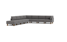 Load image into Gallery viewer, Luna - Sectional - Storm Grey - High Arms - Tall Legs