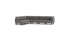 Load image into Gallery viewer, Luna - Sectional - Storm Grey - High Arms - Tall Legs