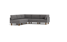 Load image into Gallery viewer, Luna - Sectional - Storm Grey - High Arms - Tall Legs