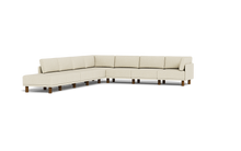 Load image into Gallery viewer, Luna - Sectional - Sunset Beige - High Arms - Tall Legs