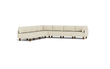 Load image into Gallery viewer, Luna - Sectional - Sunset Beige - High Arms - Tall Legs