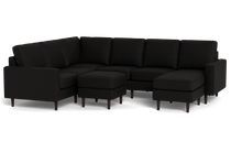 Load image into Gallery viewer, Altus - Sectional - Obsidian - Square Arms