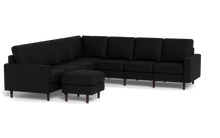 Load image into Gallery viewer, Altus - Sectional - Obsidian - Square Arms