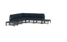 Load image into Gallery viewer, Mistral - Sectional - Pebble - Block - Cool Water