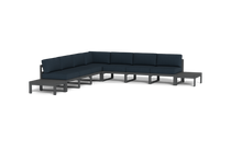 Load image into Gallery viewer, Mistral - Sectional - Pebble - Block - Cool Water