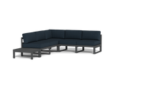 Load image into Gallery viewer, Mistral - Sectional - Pebble - Block - Cool Water